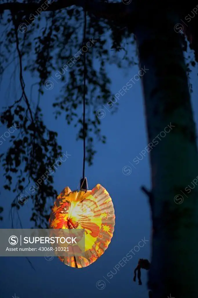 A lantern at a crayfish party.