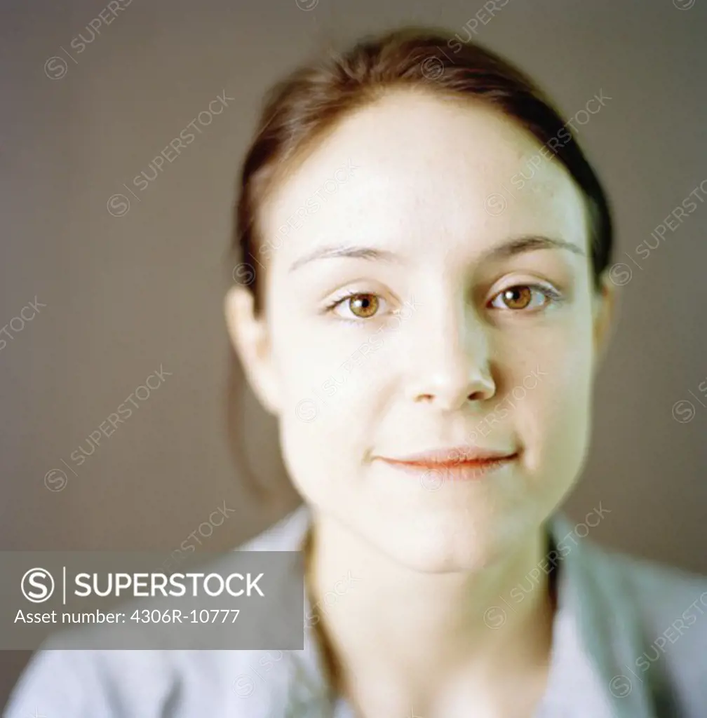Portrait of a young woman, Sweden.