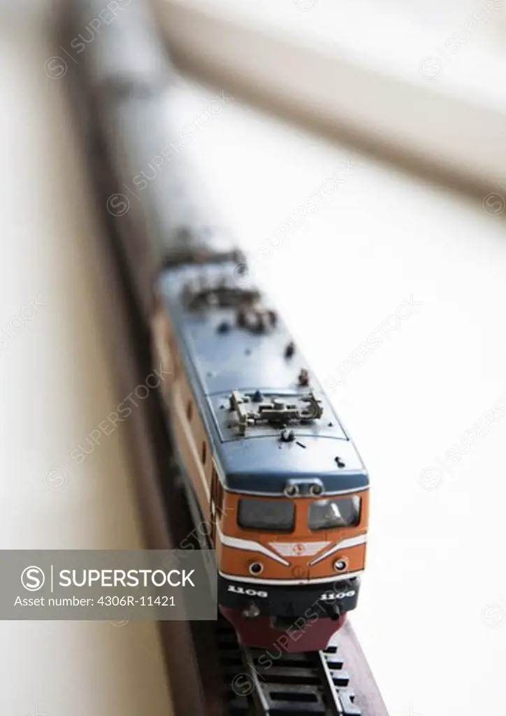 A model of a Swedish Rail train.