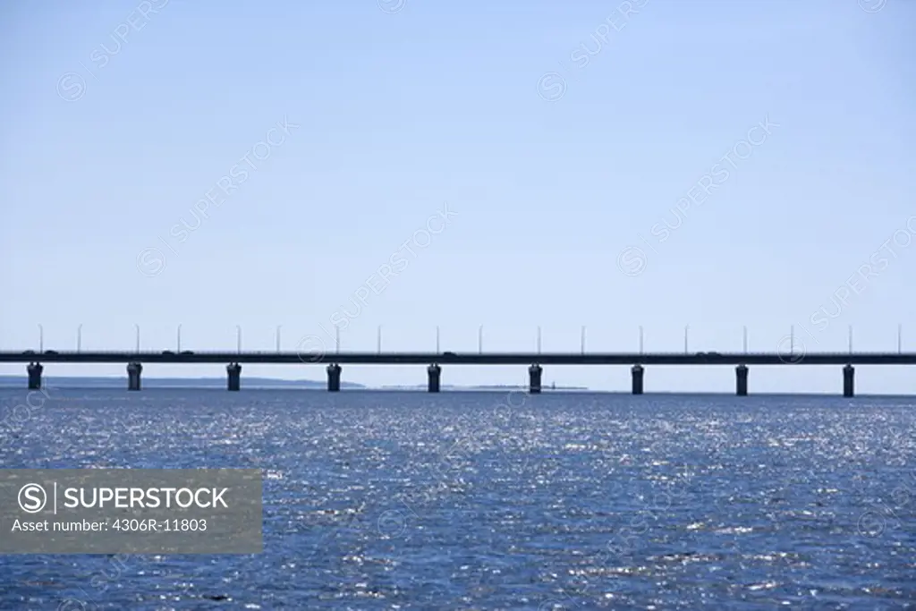 Olandsbron, the bridge between Kalmar and Oland, Sweden.