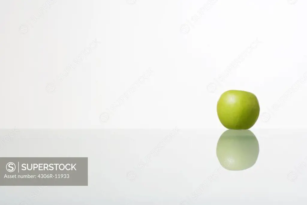 A green apple.