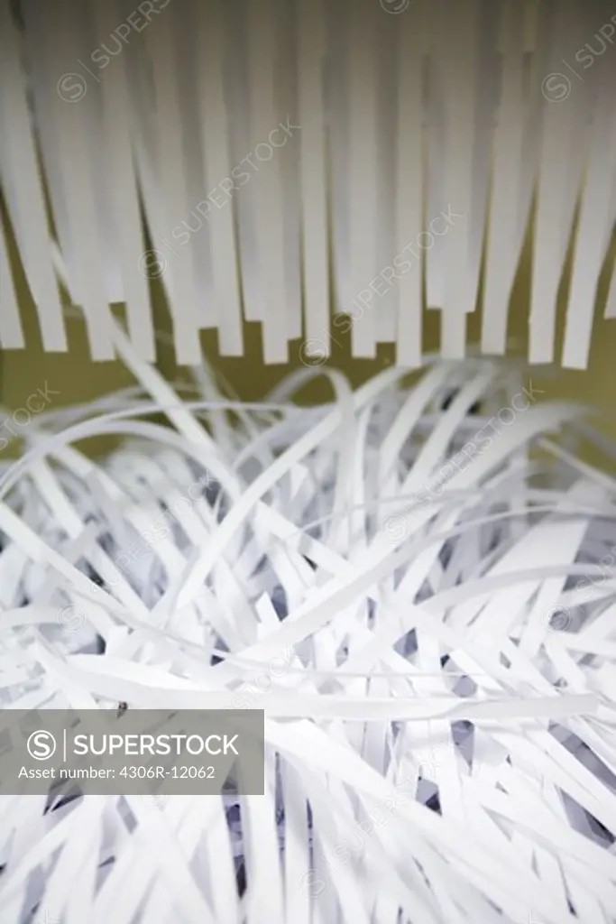 A paper shredder.