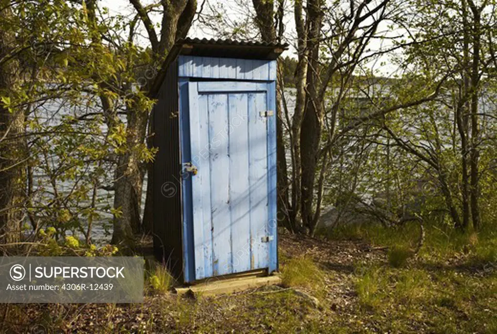 An outhouse, Sweden.