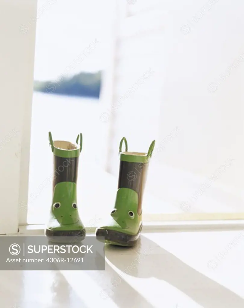 Rubber boots, Sweden.