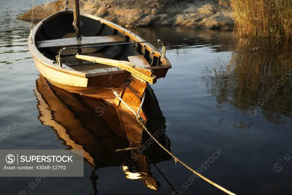 A wooden boat, Sweden.