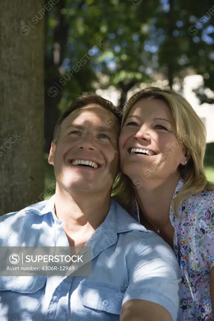 A smiling couple, Stockholm, Sweden.