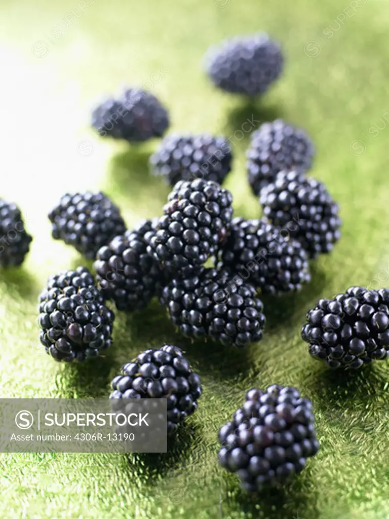 Blackberries, close-up.