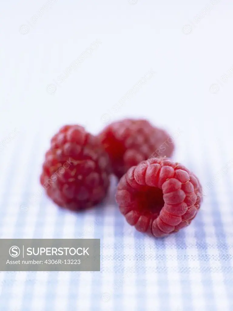 Raspberries, close-up.