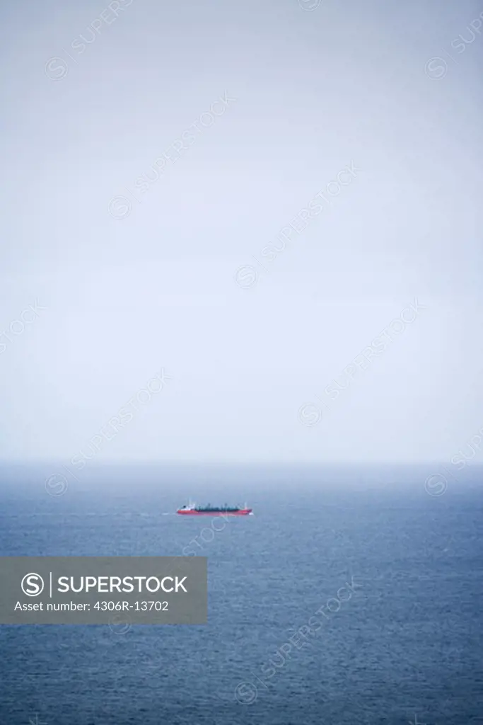 A cargo vessel, Skane, Sweden.