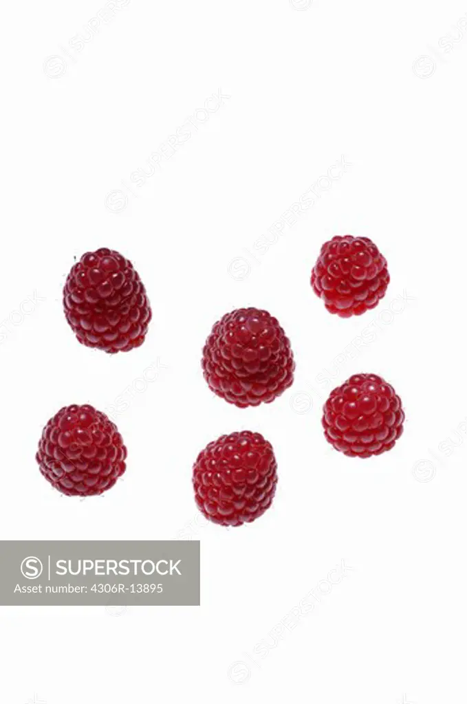 Six raspberries.