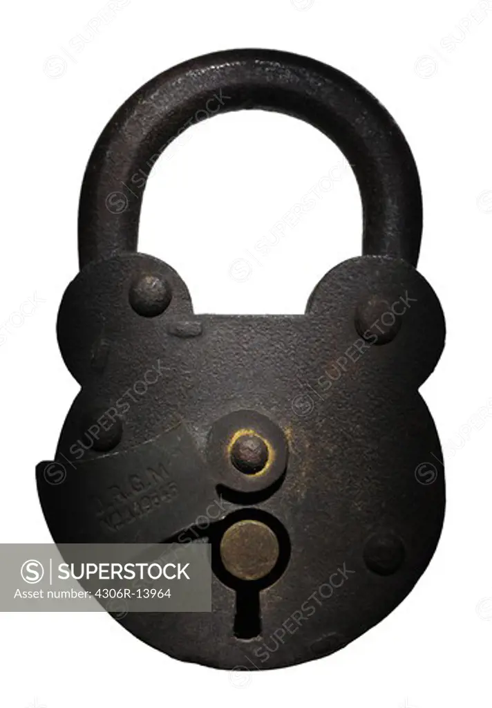 An old padlock.