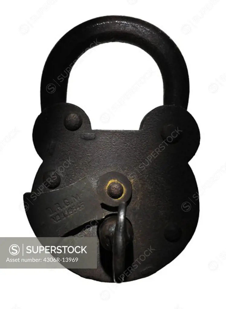 An old padlock.