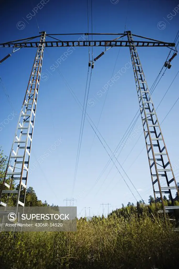 A power transmission line, Sweden.