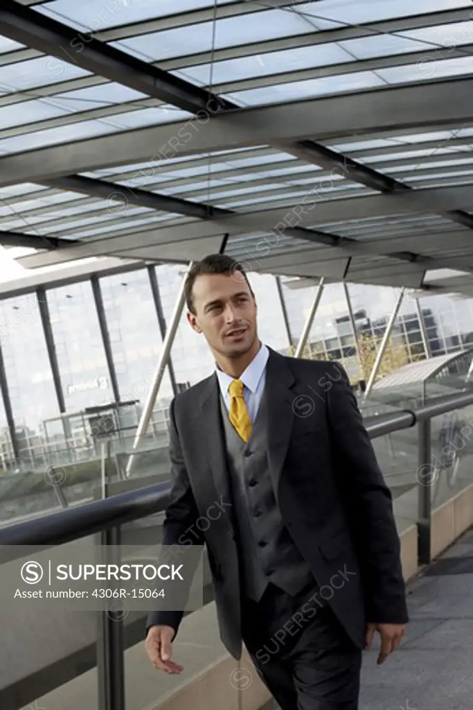 A businessman on the airport, Denmark.
