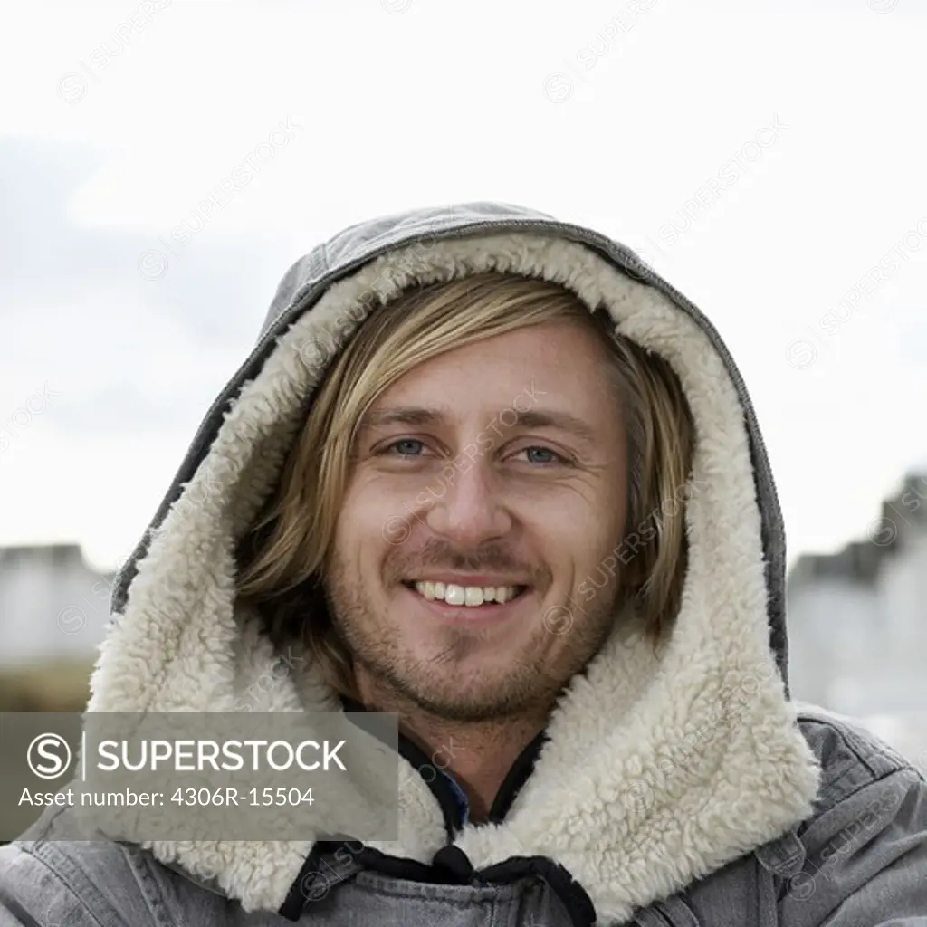 Portrait of a man, Skane, Sweden.