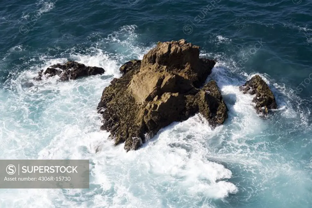 Cliffs in the sea, Portugal.