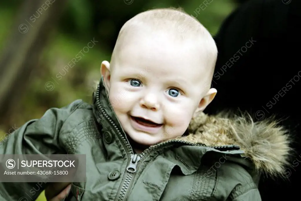 Portrait of a baby, Sweden.