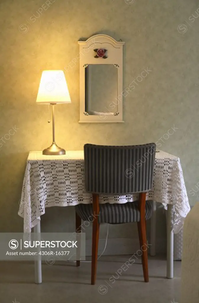 Furniture in a room, Sweden.