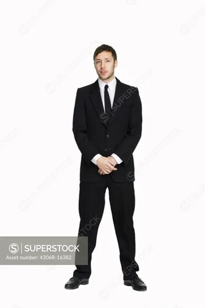 A man in a suit against white background, Sweden