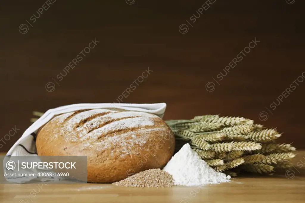 Bread, flour and wheat, Sweden.