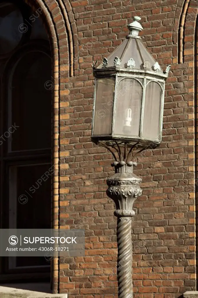 A street lamp, Copenhagen, Denmark.