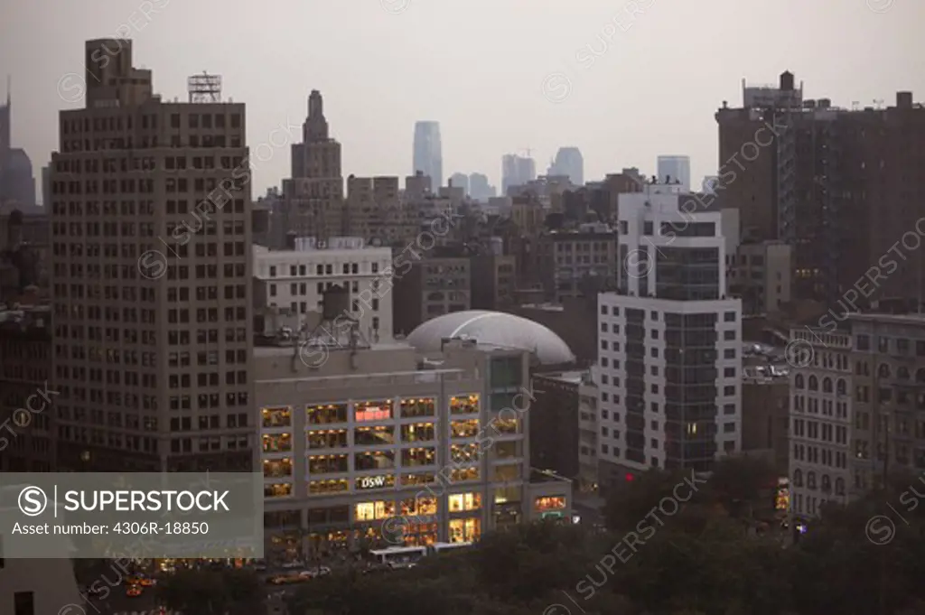 View of New York City, USA.