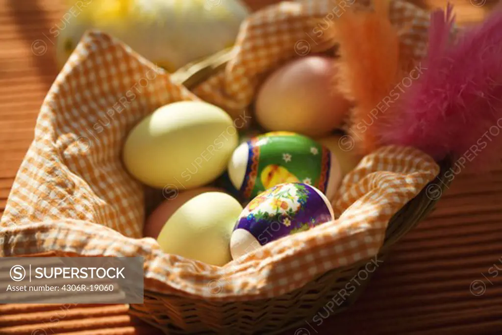 Easter eggs, close-up.