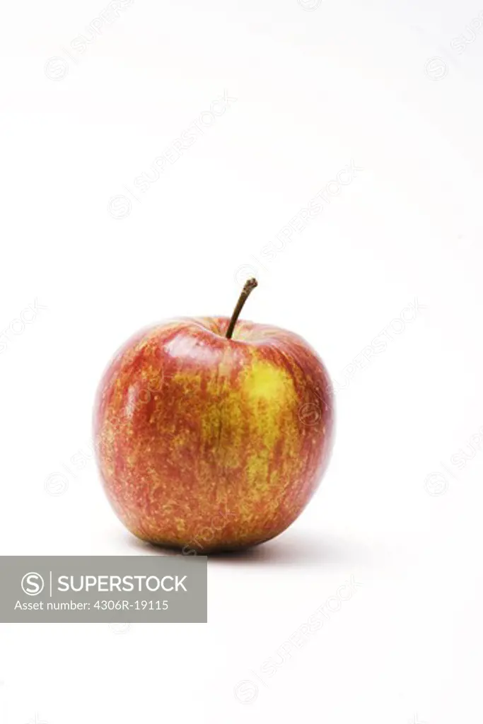 A red apple, close-up.