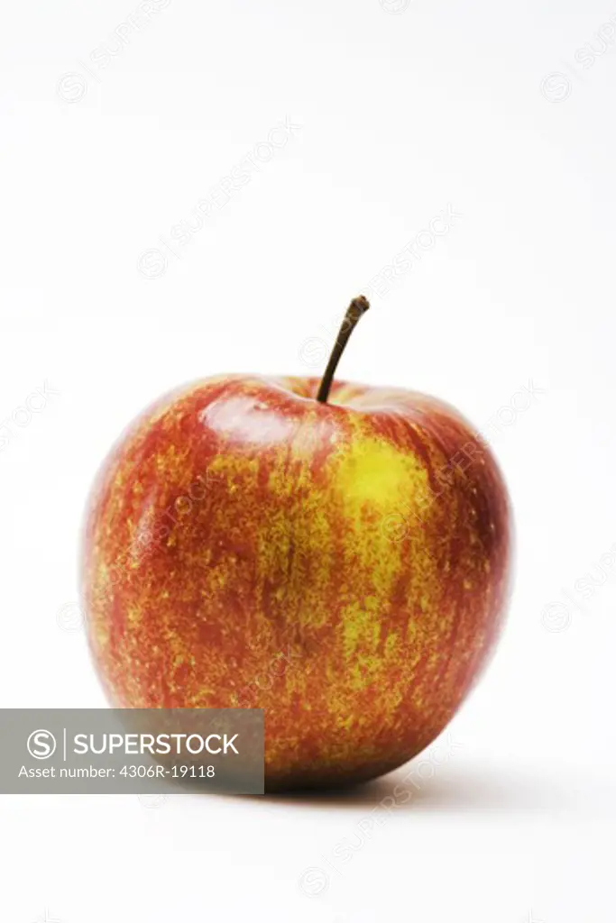 A red apple, close-up.