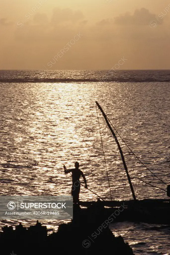 Fishing-boat, Zanzibar.