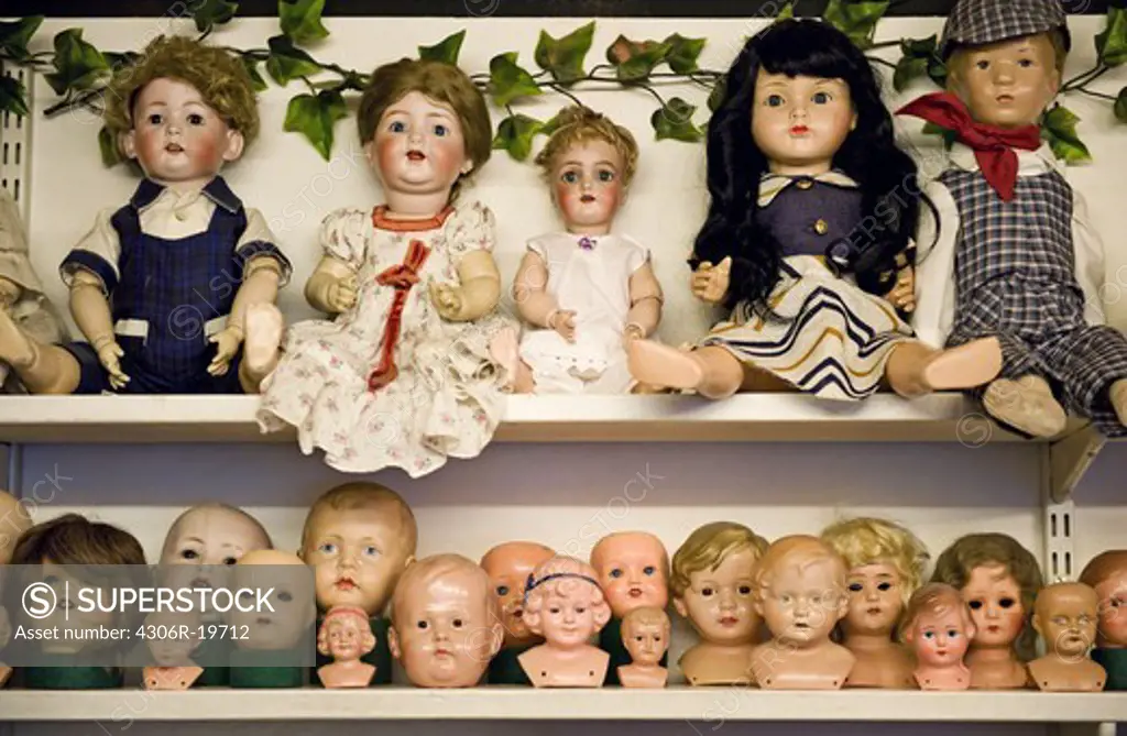 Old dolls.