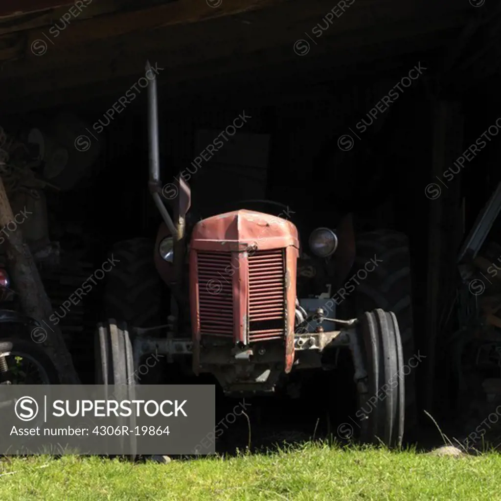 An old tractor, Sweden.