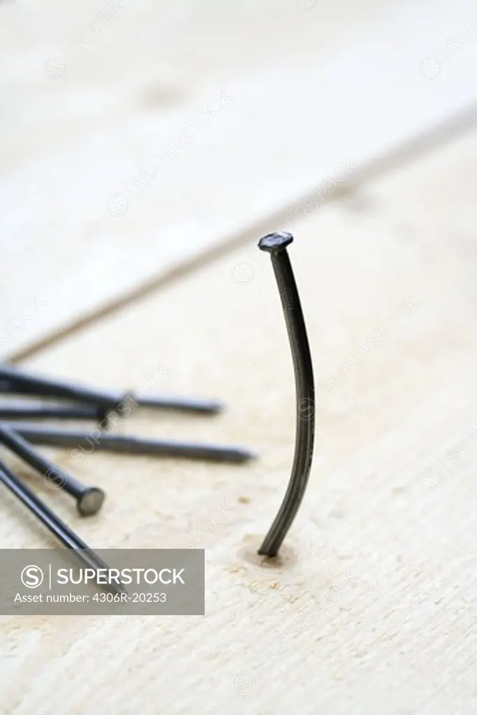 Curved nail, Sweden.