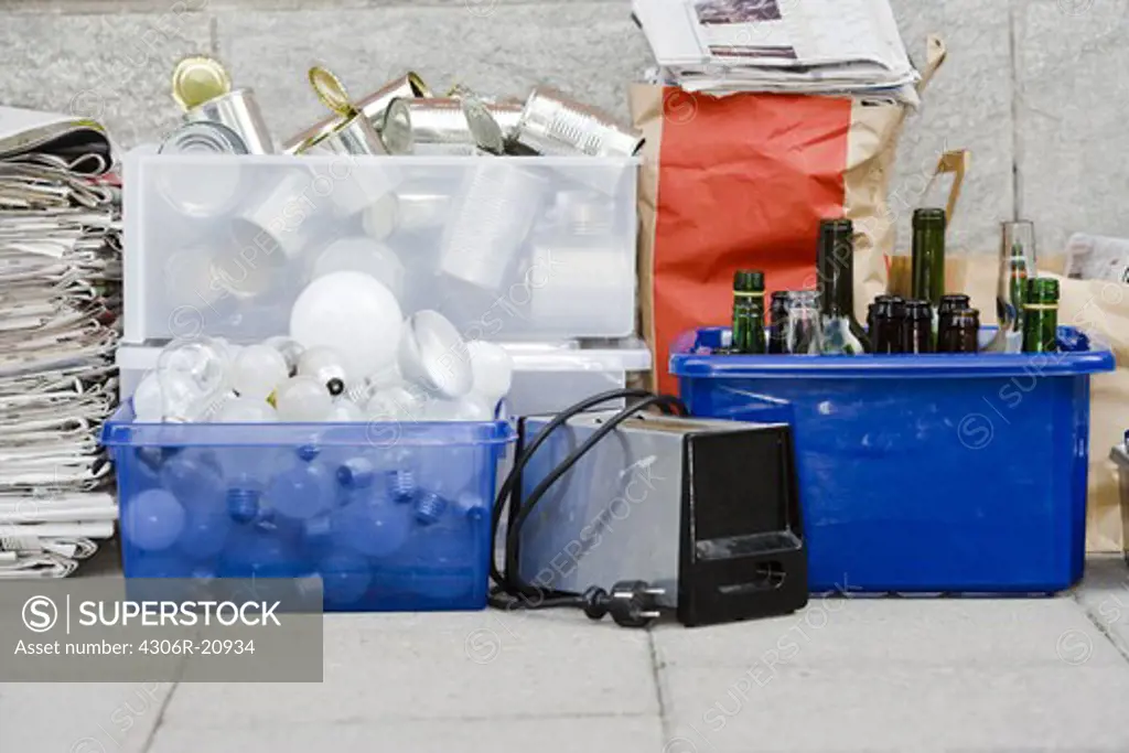 Domestic refuse, Sweden.