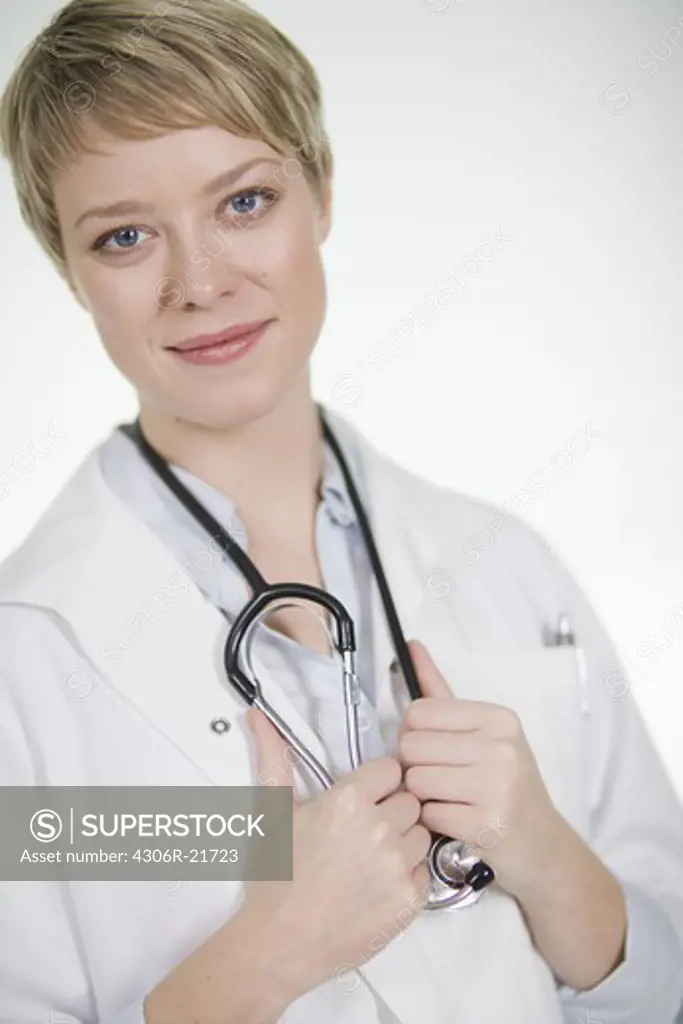 Portrait of a female doctor, Sweden.