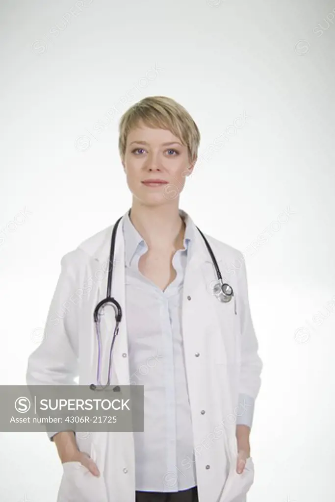 Portrait of a female doctor, Sweden.