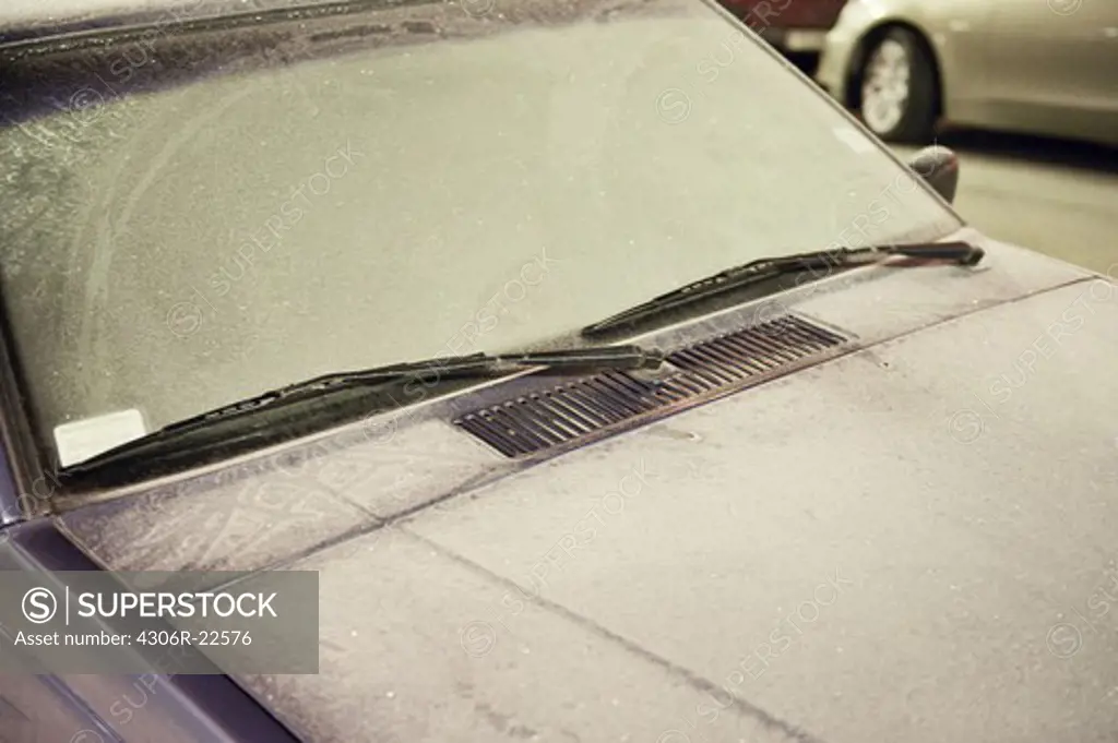A frosty car, Sweden.