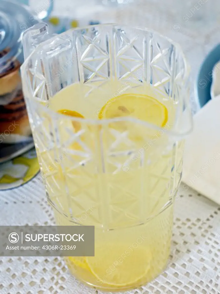 Lemonade in a pitcher, Sweden.