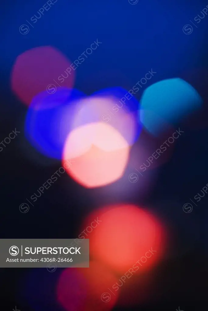 Abstract spotted color pattern dot of street light