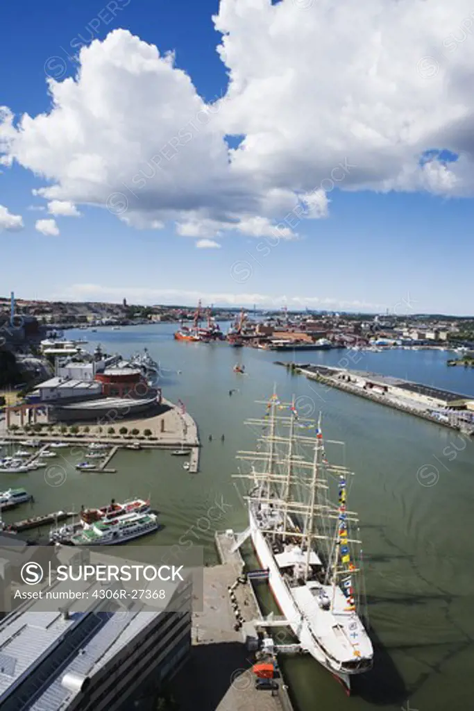 A sailing-ship in Gothenburg, Sweden.