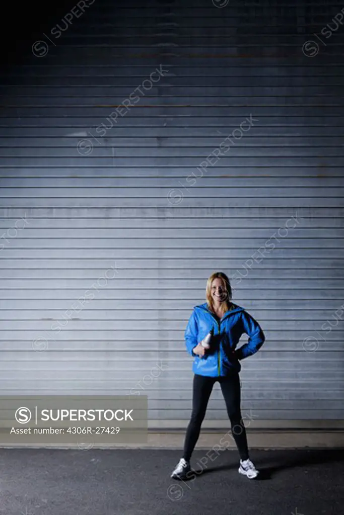 Portrait of female jogger
