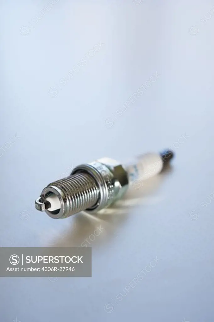 Close-up of spark plug