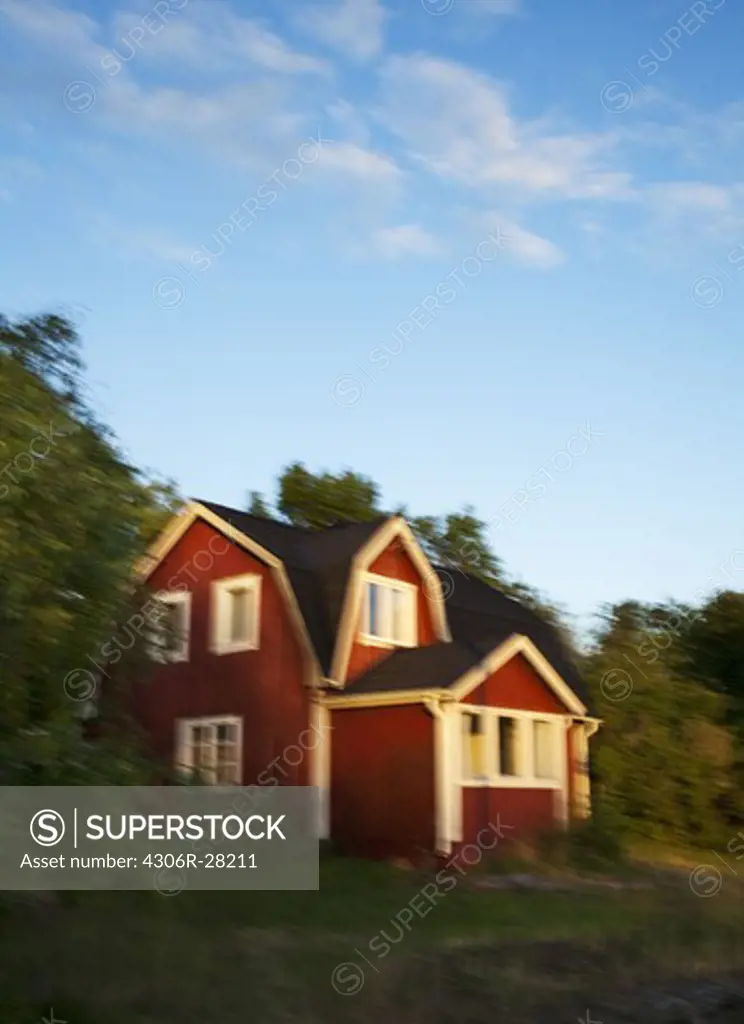 Cottage in forest