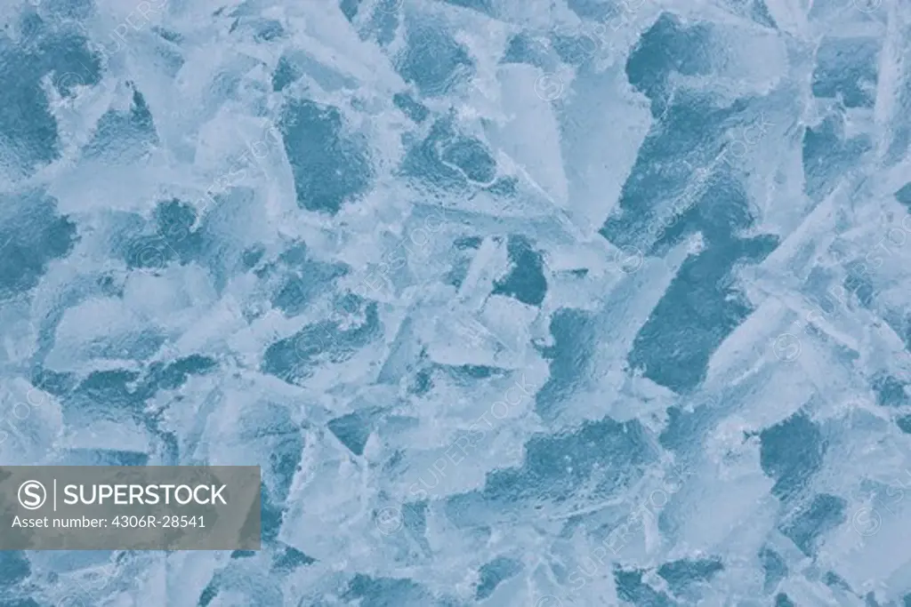 Abstract ice pattern