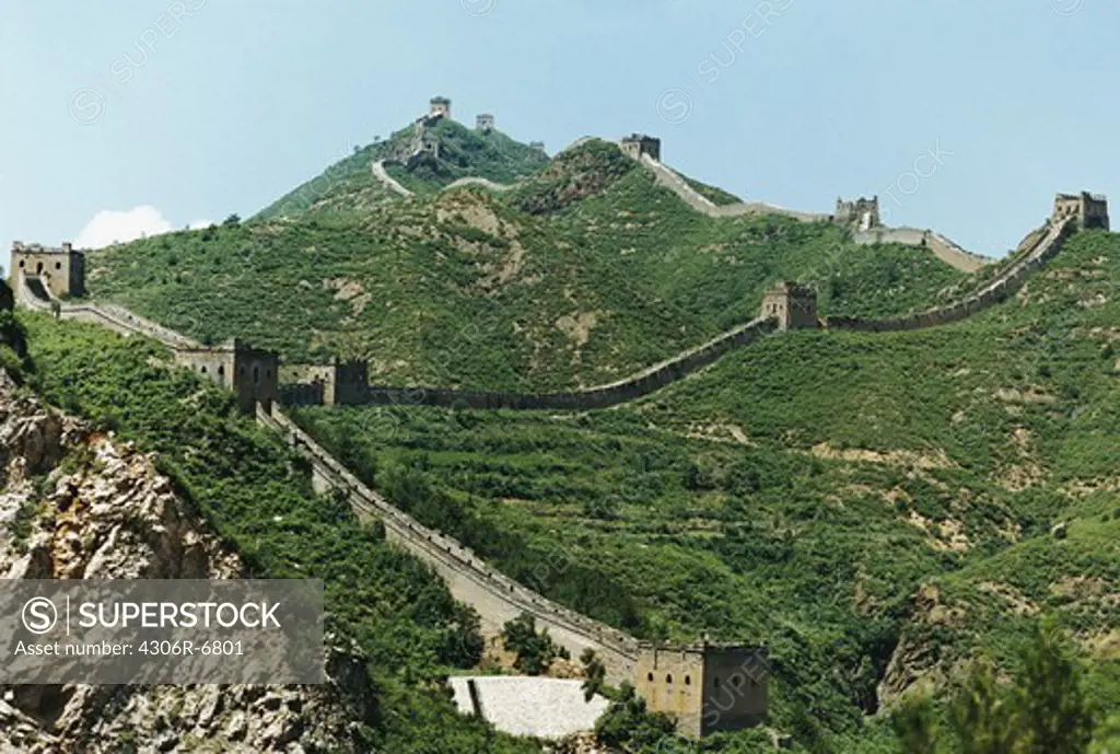 View of Great Wall of China