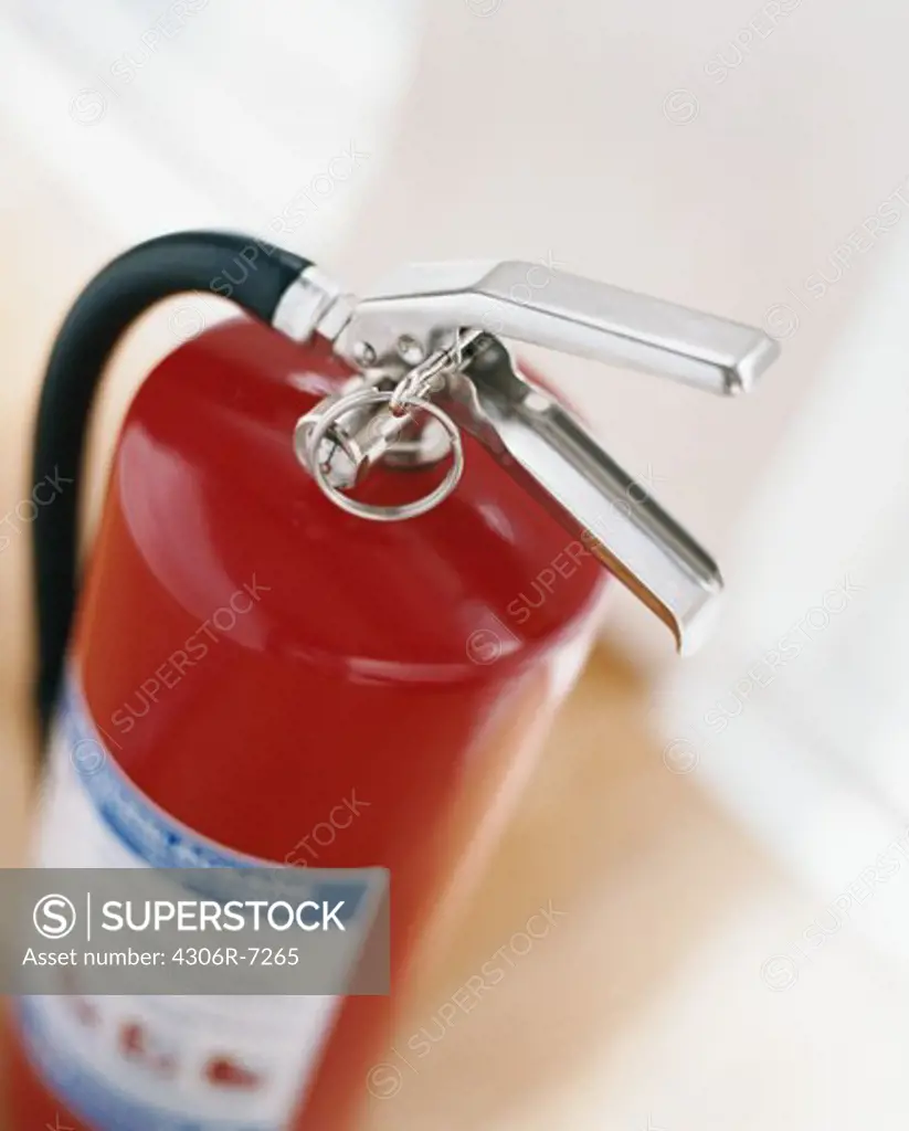 Close-up fire extinguisher