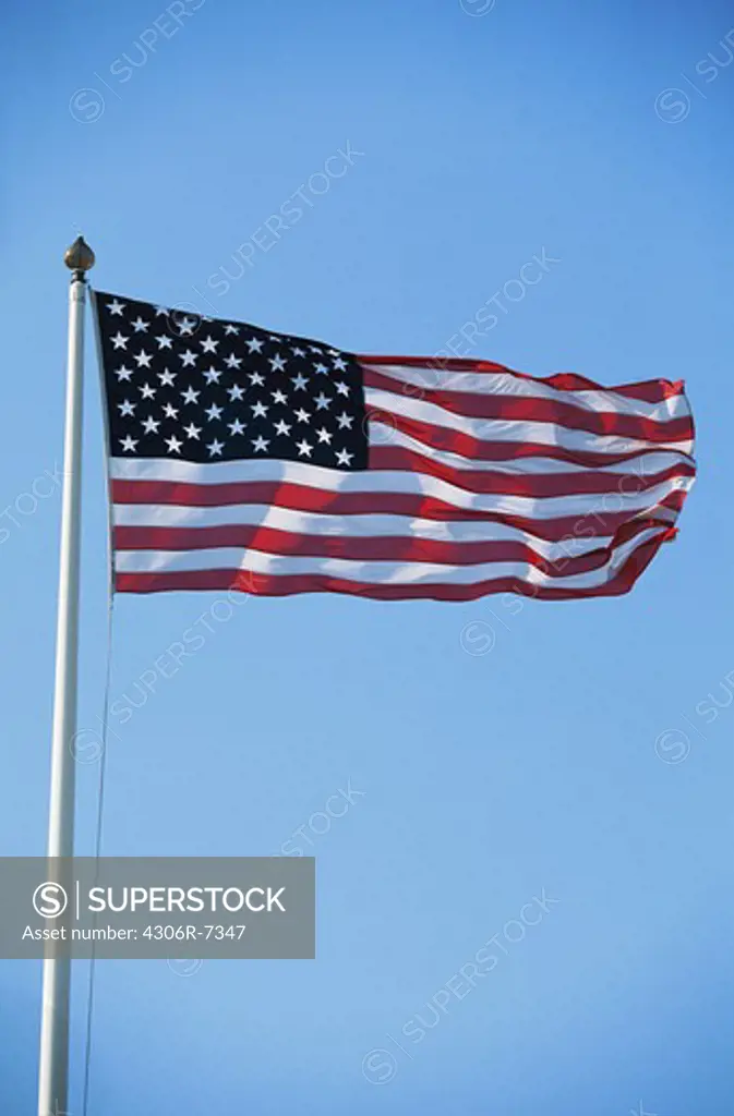 The flag of USA.