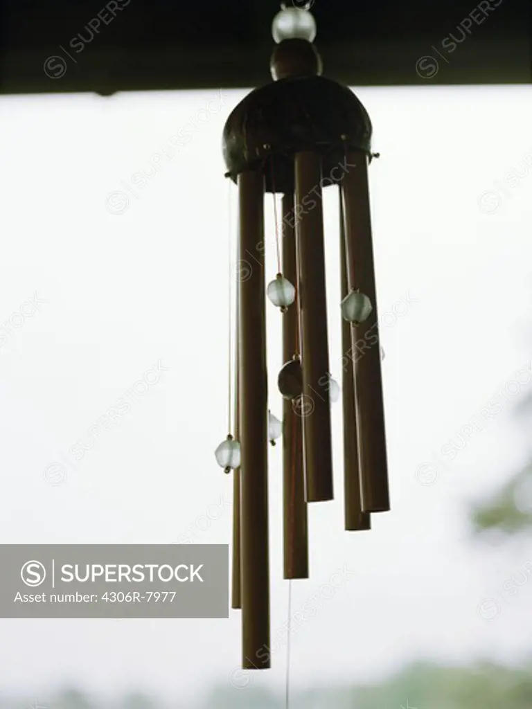 Close-up of hanging wind chime