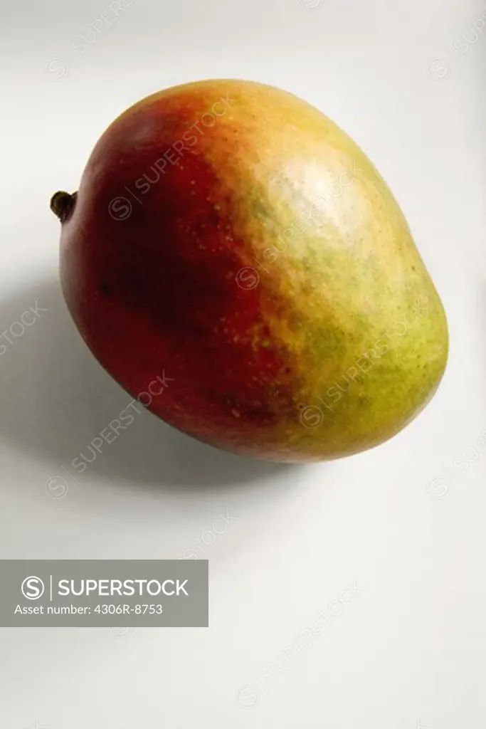 A mango, close-up.