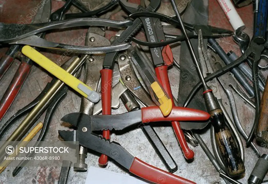 Different types of tools.